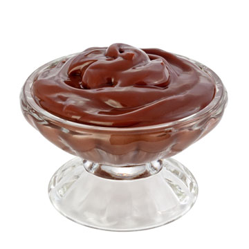 Chocolate pudding, ready-to-eat