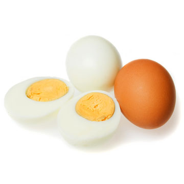 Egg, whole, hard-boiled
