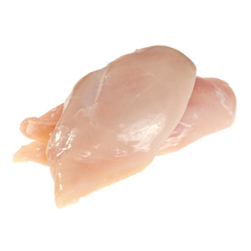 Chicken, breast, meat only, raw