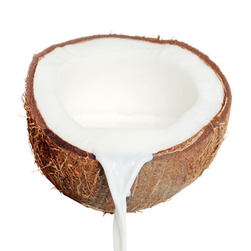 Coconut milk, fresh