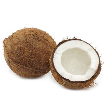 Coconut, meat, raw
