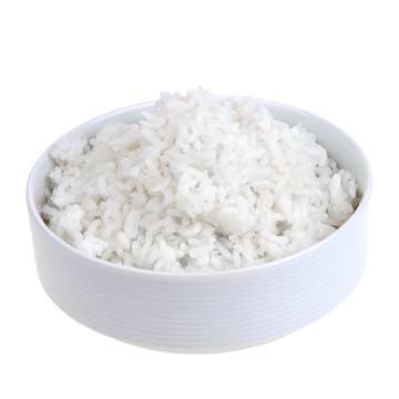 Rice, white, regular, cooked